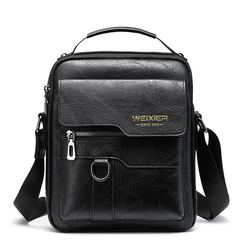 Nuevo bolso de hombro Oxford de cuero para hombre 2026