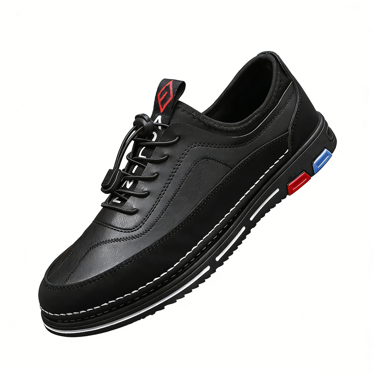 【39-48】Los zapatos de negocios casuales para hombre están hechos de cuero impermeable y resistente a las manchas con una suela suave para un uso cómodo.