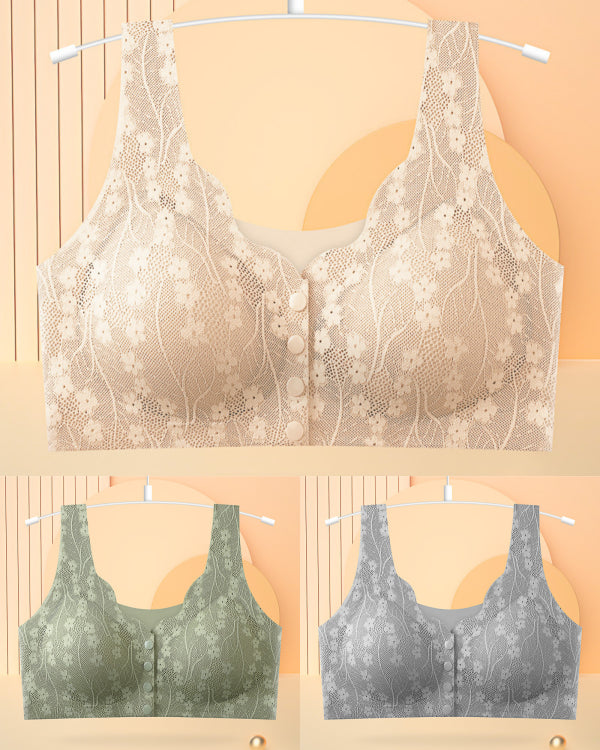 【50% OFF!】 Lekki i oddychający biustonosz bez fiszbin dla kobiet dojrzałych!_4068650