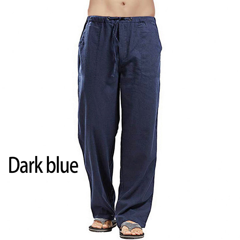 【S-5XL】Pantaloni casual pentru bărbați din bumbac – croială lejeră, material moale și respirabil_4039892