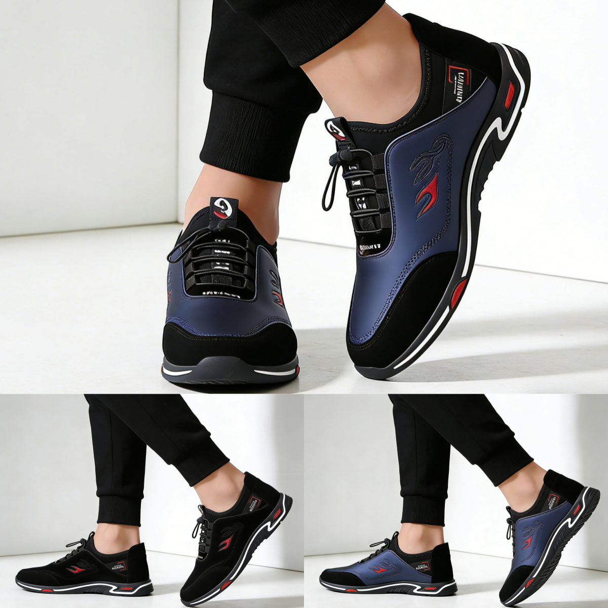 Zapatos de negocios informales y transpirables para hombre de cuero genuino Desodorante Suela de cuero suave,De moda y versátil