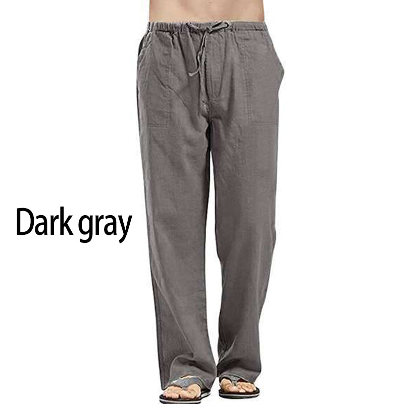【S-5XL】Pantaloni casual pentru bărbați din bumbac – croială lejeră, material moale și respirabil_4039892