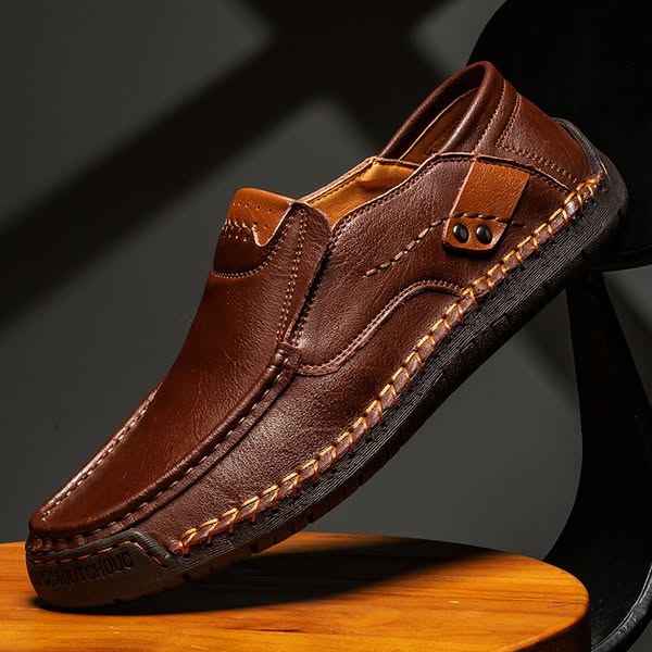 【38-48】Mocasines de cuero hechos a mano Pago contra entrega