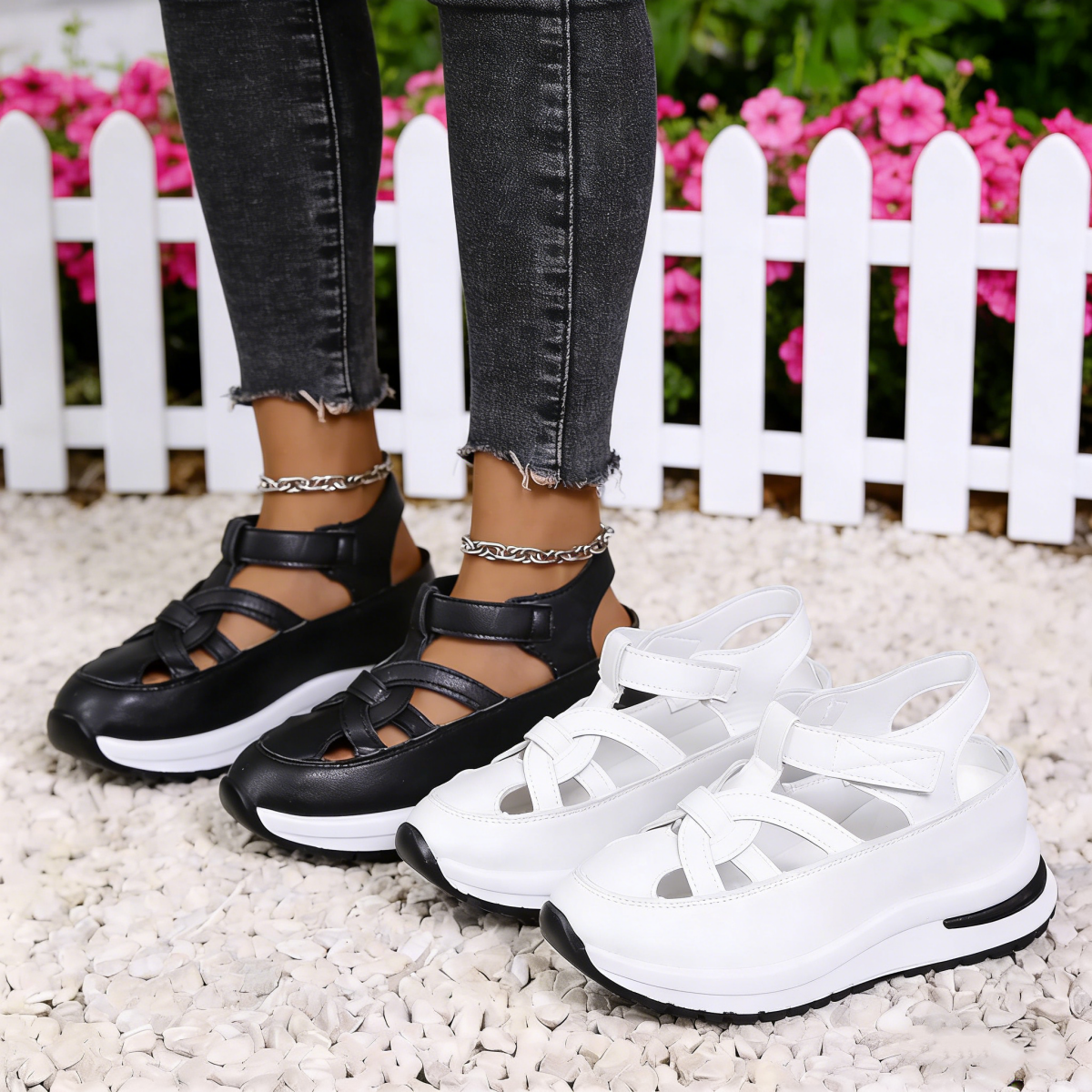 👡 50% de descuento 【35-43】 2026. Nuevas sandalias casuales de suela gruesa para mujer.
