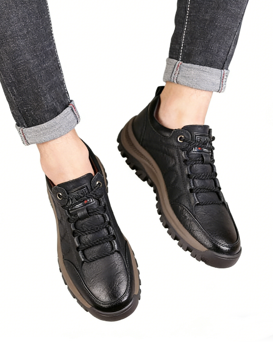 👞【39-48】Zapatos Cuero Casual Hombre/Mujer - Impermeables y Antideslizantes