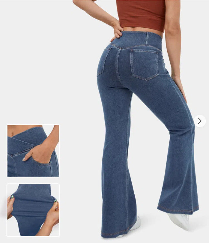 ✨🔥【VENTA CALIENTE 50% DE DESCUENTO】👖【XS-4XL】2025 nuevos vaqueros de cintura alta para mujer de alta calidad-3855782