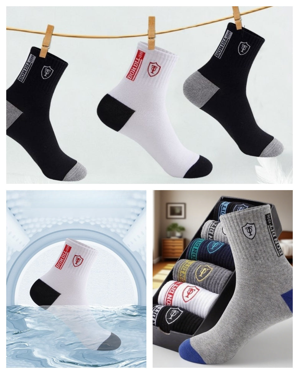 【10 perechi】Șosete bărbați deodorant calde absoarbe transpirația_4041697