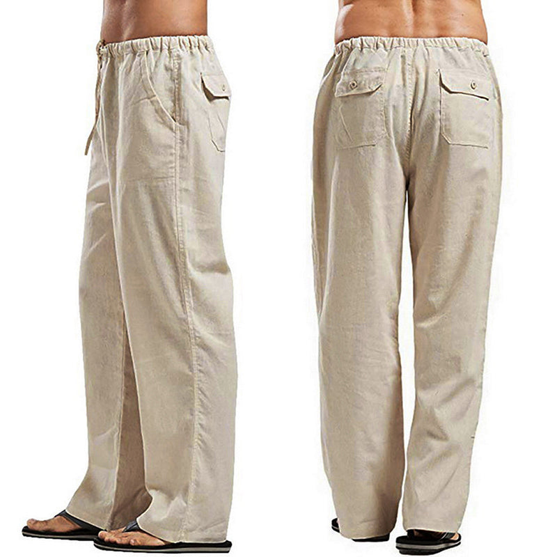 【S-5XL】Pantaloni casual pentru bărbați din bumbac – croială lejeră, material moale și respirabil_4044980