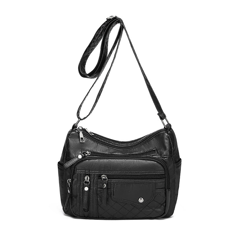💥【Compre 1 y obtenga 1 gratis】👜2024 Nuevo bolso de hombro/bandolera de cuero suave de gran capacidad_3833672