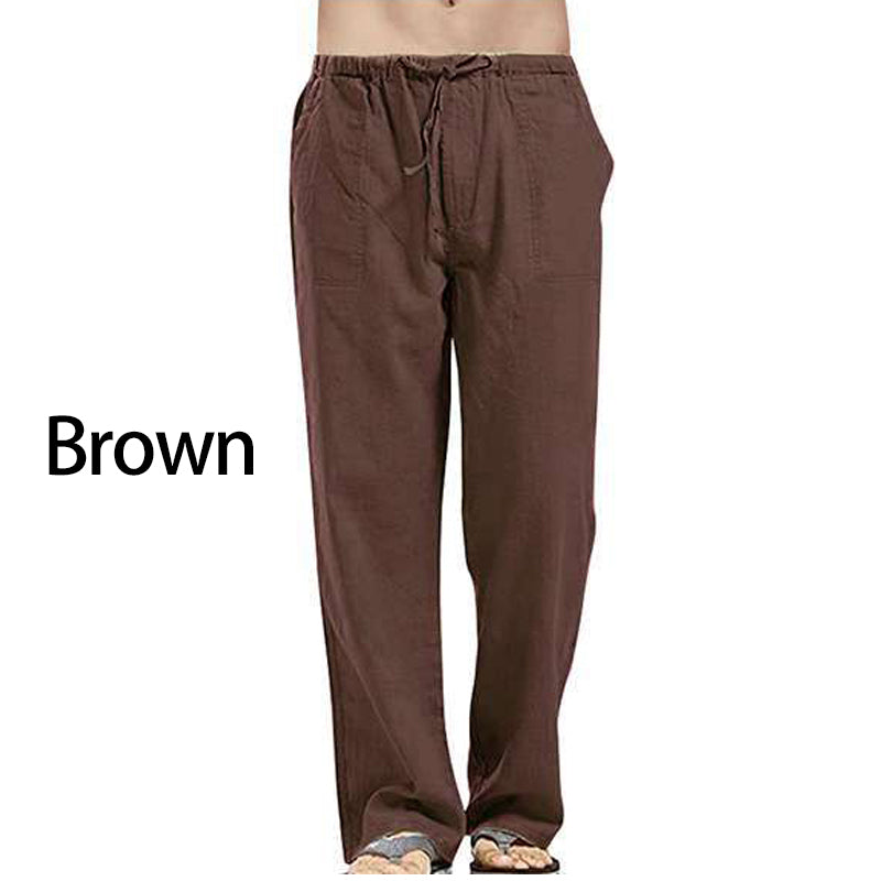 【S-5XL】Pantaloni casual pentru bărbați din bumbac – croială lejeră, material moale și respirabil_4039892