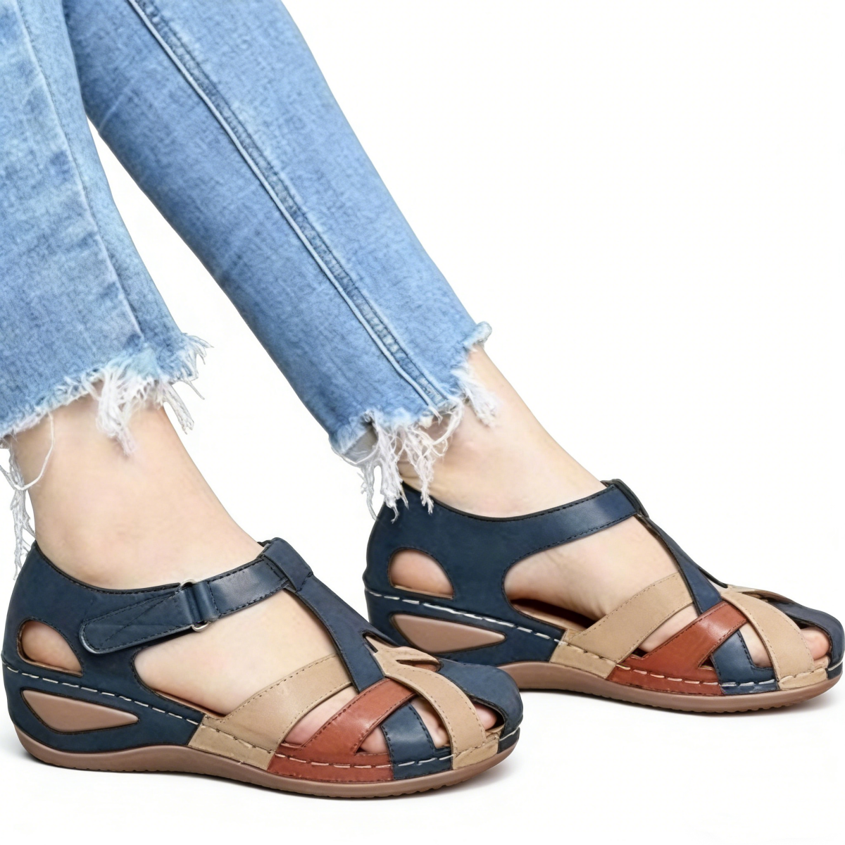 【35-43】Nuevas sandalias tejidas cómodas para mujer primavera/verano