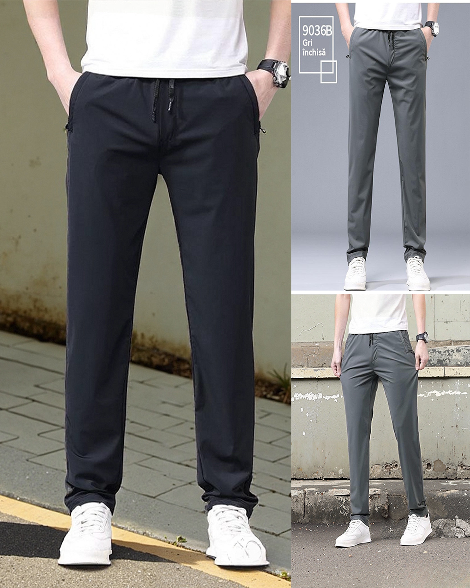 【40-115kg】【Cumpărați 1 obțineți 1】Pantaloni noi de mătase elastică din gheață pentru primăvară și vară 2025_4037199