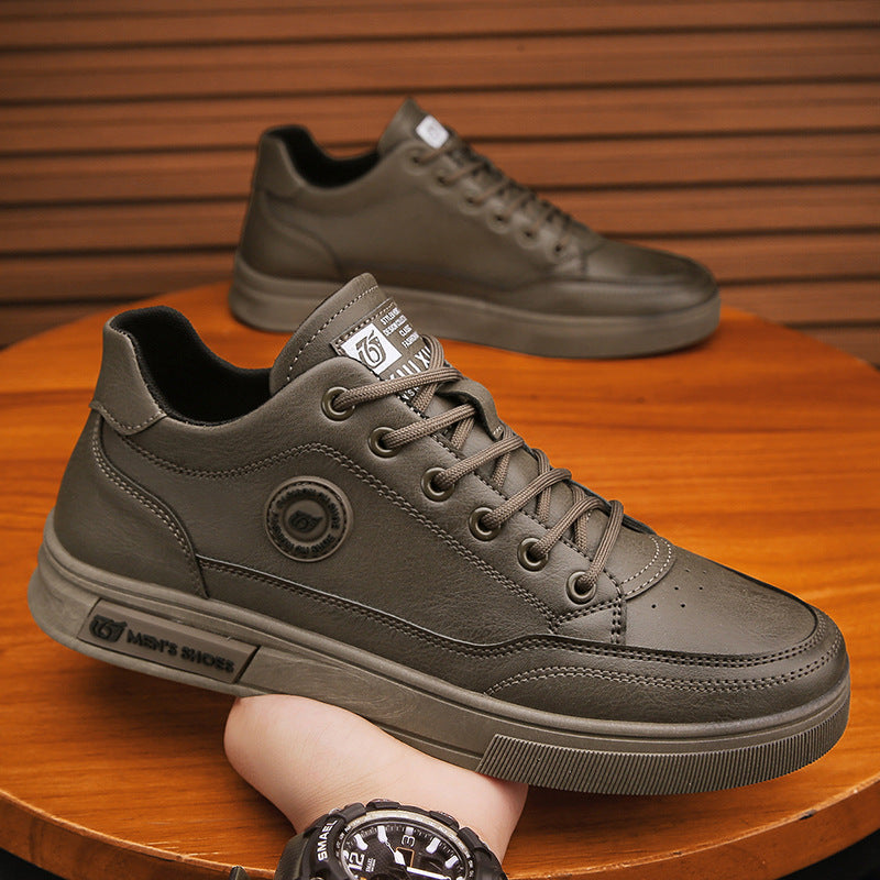 【39-44】 2025 Zapatos casuales de cuero de alta calidad para hombres Suela suave de cuero suave antideslizante-3880017