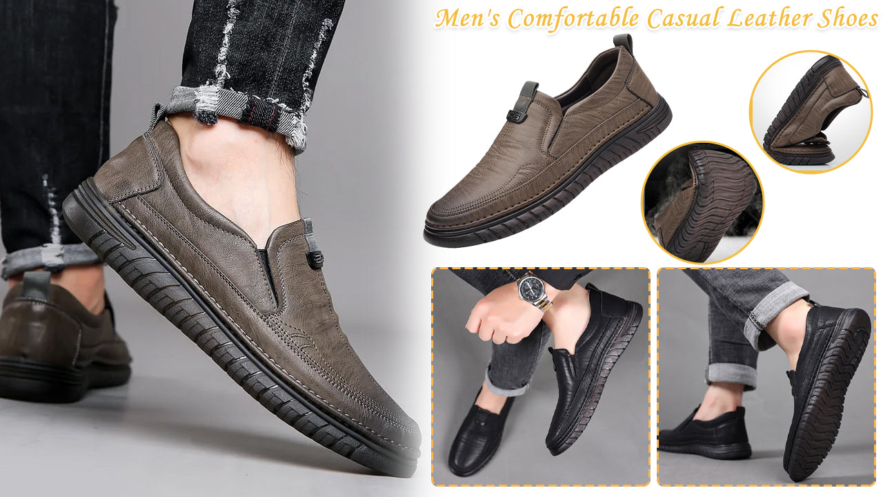 【Tallas 38–44】Zapatos de vestir para hombre de cuero genuino, elegantes y cómodos