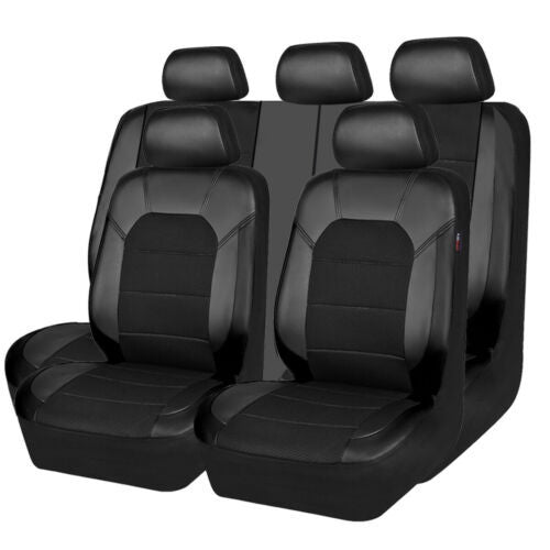 🚗🚗Juego universal de fundas para asientos de coche de cuero suave._3874043