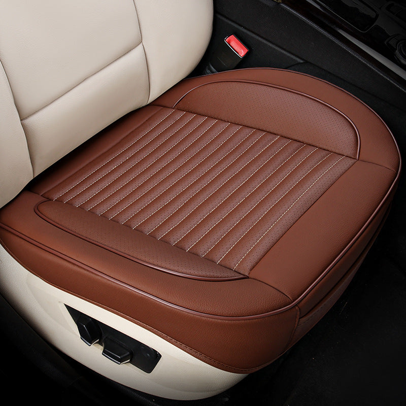 🚗Cojín de asiento de coche todo incluido fabricado en cuero natural-3852649