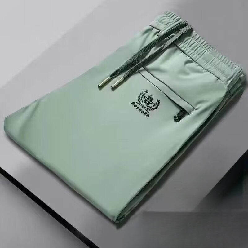 【Cumpără 1 primești 1 gratis】【M-5XL】Vara subțire gheață mătase pantaloni casual bărbați