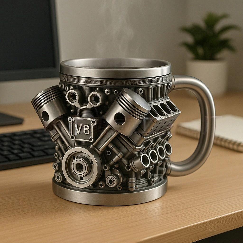 Creative Engine V6V8 Kubek do kawy ze stali nierdzewnej_4063317