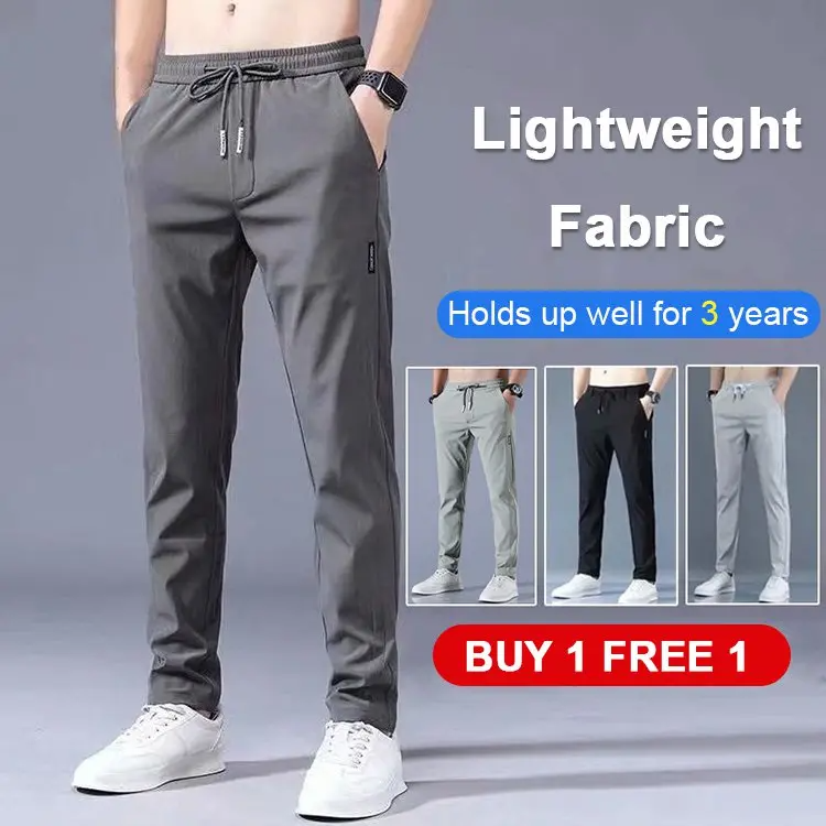 【30%OFF】【Compre 1 y obtenga 1 gratis】【M-5XL】nuevos pantalones elásticos informales para hombre, cómodos y a la moda_4020014