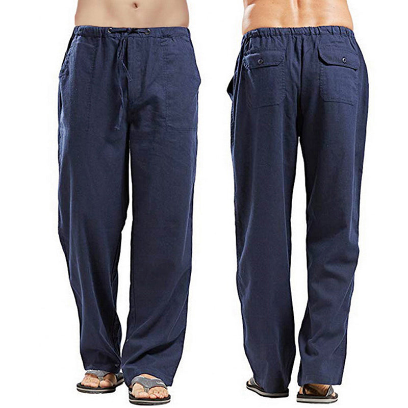 【S-5XL】Pantaloni casual pentru bărbați din bumbac – croială lejeră, material moale și respirabil_4044980