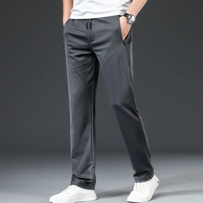 【Ofertă de vară 2025】【L–8XL】Pantaloni business casual de vară pentru bărbați – talie elastică, potriviți pentru 45–135 kg_4045201
