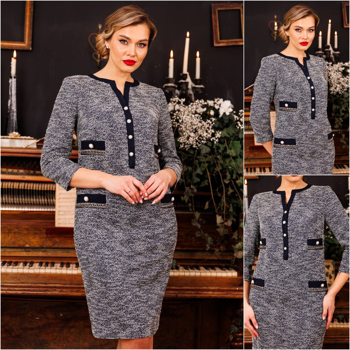 💝【S-5XL】Vestido de alta calidad, cómodo y elegante_3873743