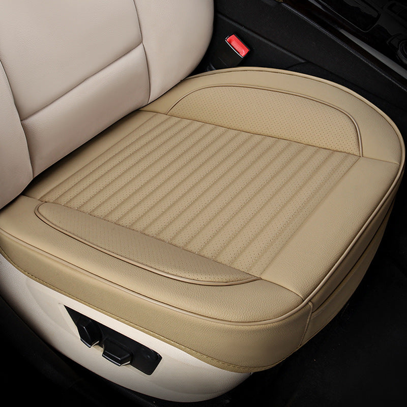 🚗Cojín de asiento de coche todo incluido fabricado en cuero natural-3852649