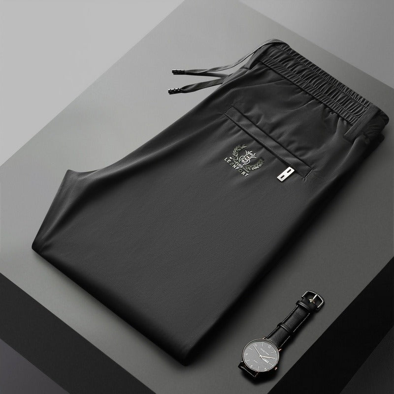 【40-115kg】【Cumpărați 1 obțineți 1】Pantaloni noi de mătase elastică din gheață pentru primăvară și vară 2025_4037199