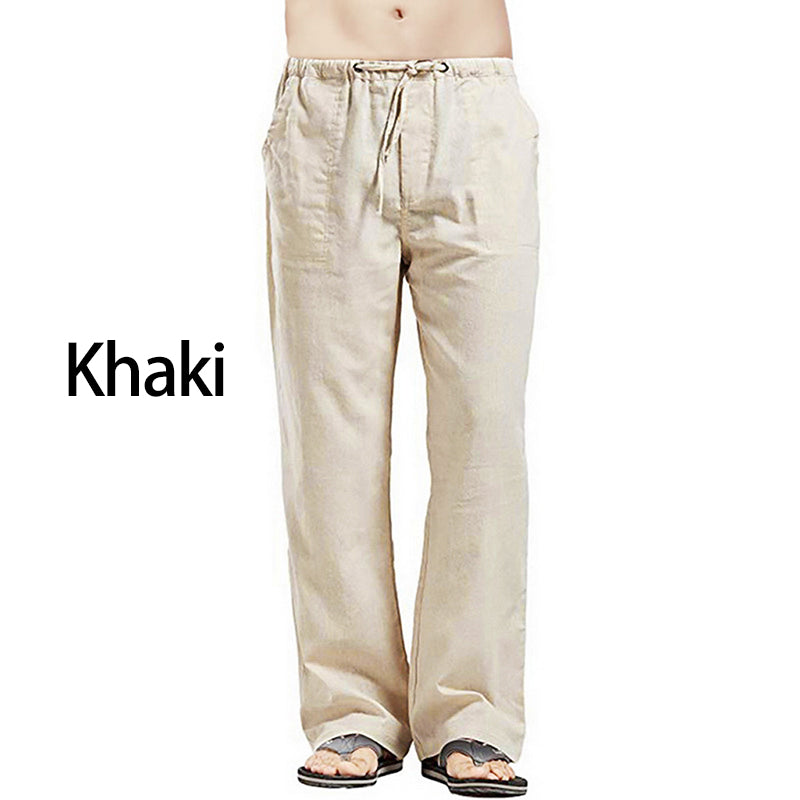【S-5XL】Pantaloni casual pentru bărbați din bumbac – croială lejeră, material moale și respirabil_4044980