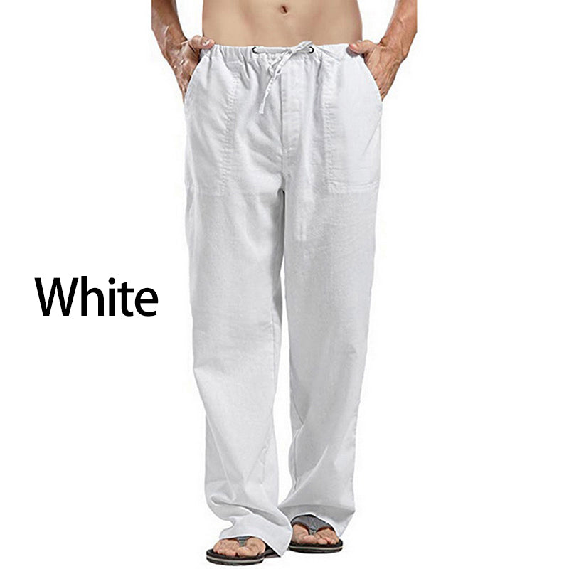 【S-5XL】Pantaloni casual pentru bărbați din bumbac – croială lejeră, material moale și respirabil_4039892