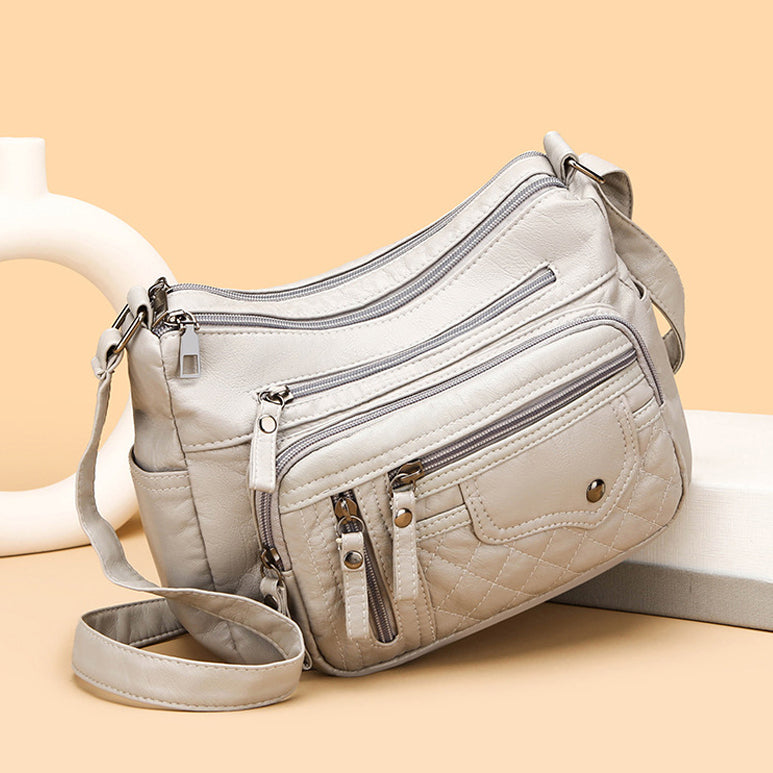 💥【Compre 1 y obtenga 1 gratis】👜2024 Nuevo bolso de hombro/bandolera de cuero suave de gran capacidad_3833672