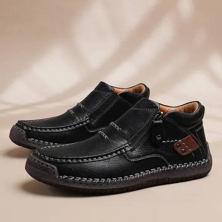 【38-48】Zapatos de conducción de cuero hechos a mano para hombre