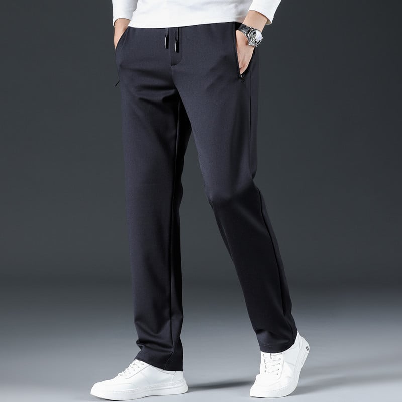 【Ofertă de vară 2025】【L–8XL】Pantaloni business casual de vară pentru bărbați – talie elastică, potriviți pentru 45–135 kg_4045201
