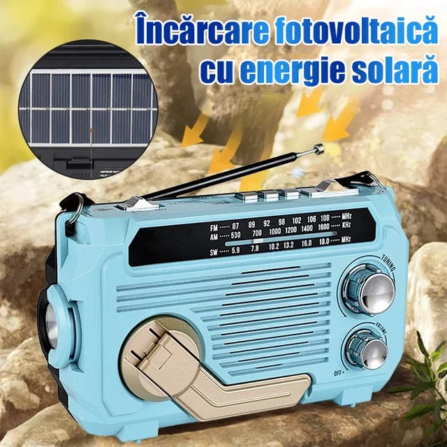 Lanternă radio AM multifuncțională portabilă