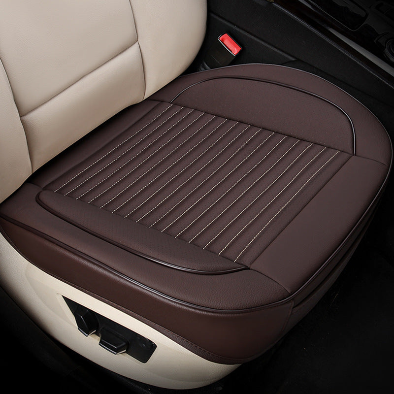 🚗Cojín de asiento de coche todo incluido fabricado en cuero natural-3852649