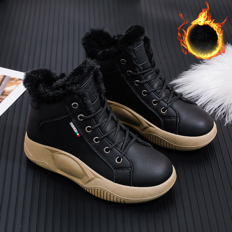【35-43】Zapatos retro de piel de vaca con suela gruesa, nuevos zapatos informales modernos y versátiles._3851087