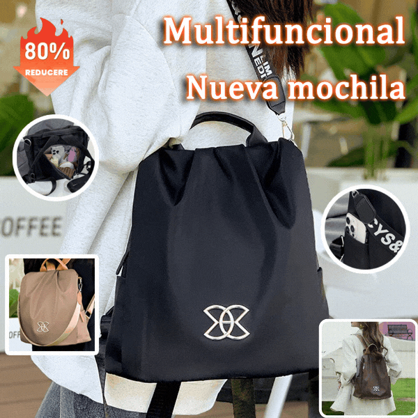 Bolso de hombro de tela Oxford ligero antirrobo multifuncional de gran capacidad_3914460