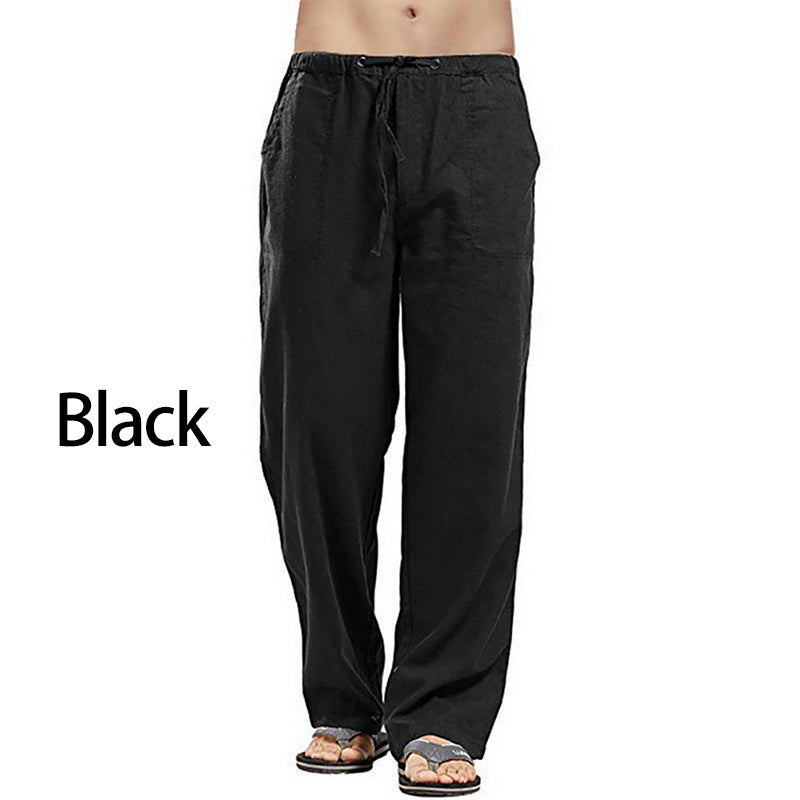 【S-5XL】Pantaloni casual pentru bărbați din bumbac – croială lejeră, material moale și respirabil_4039892