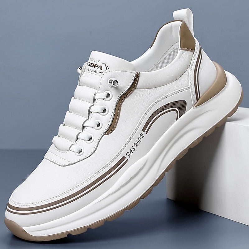 45% de descuento【39-45】Zapatillas deportivas de piel resistentes al agua y a la suciedad con suela suave para máxima comodidad._3999496