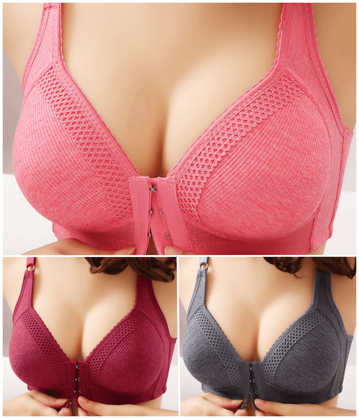 💥💥💥【3 za 119 zł.】 Wysokiej jakości bezszwowy biustonosz push-up_4066881