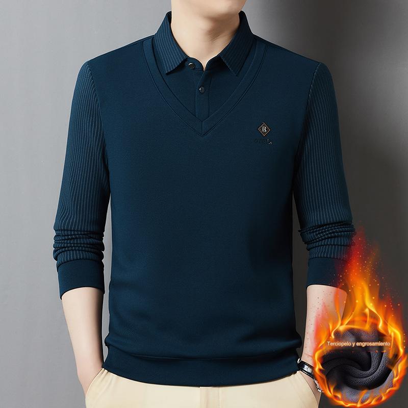 🔥【M-4XL】Top cálido todo en uno de dos piezas de cachemir premium para hombre