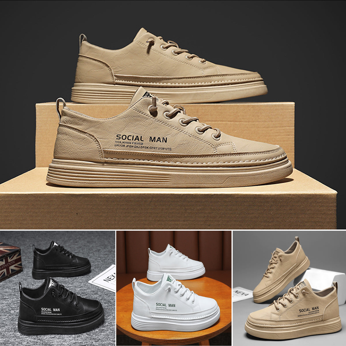 🍿【39-44】2025 nowe męskie buty casual_4066884