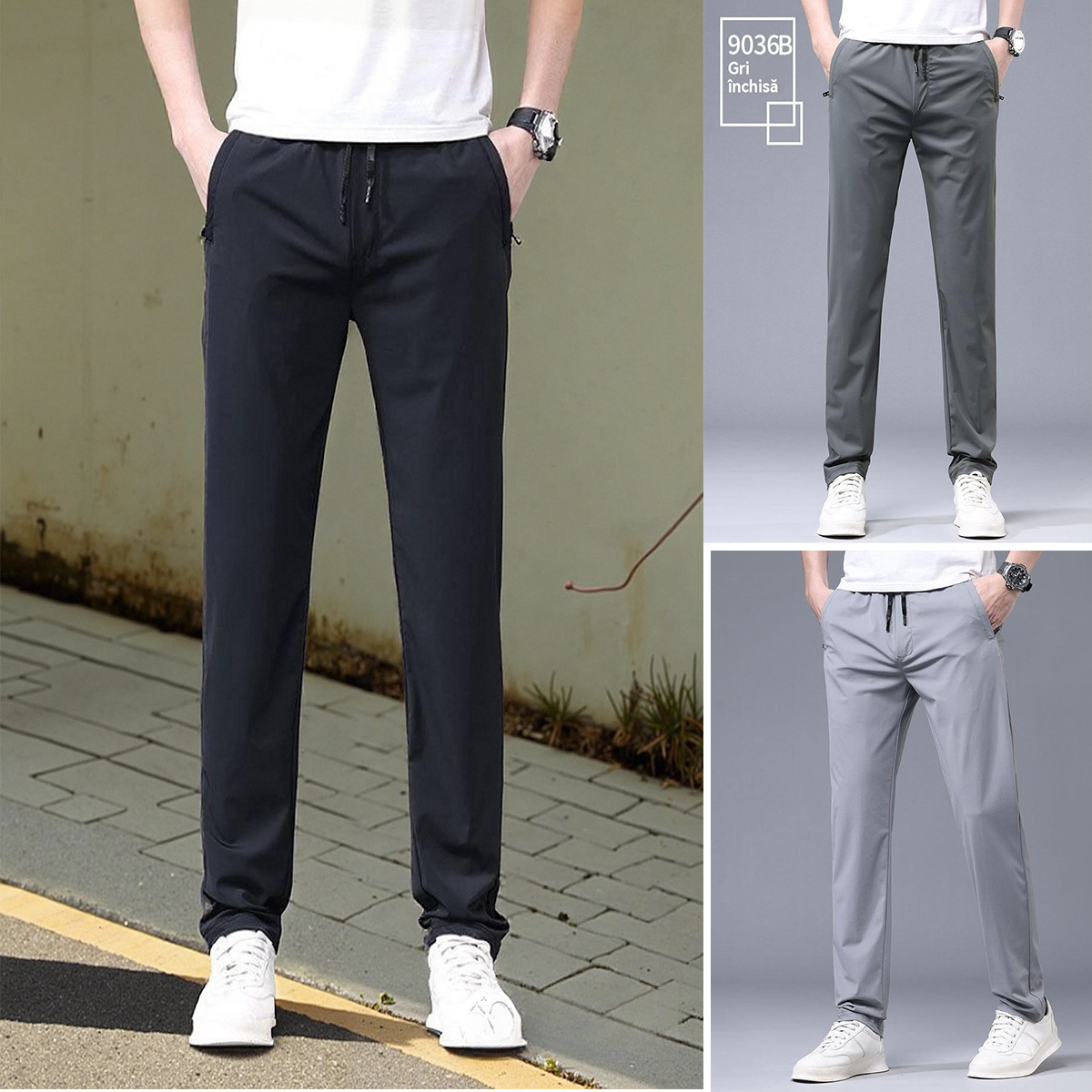 【40-115kg】【Cumpărați 1 obțineți 1】Pantaloni noi de mătase elastică din gheață pentru primăvară și vară 2025_4037199