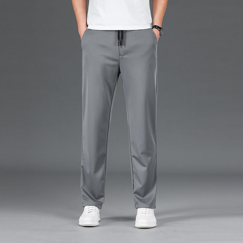 【Ofertă de vară 2025】【L–8XL】Pantaloni business casual de vară pentru bărbați – talie elastică, potriviți pentru 45–135 kg_4045201