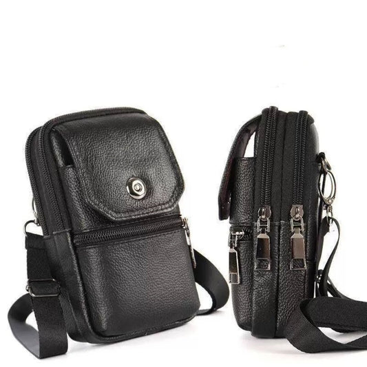 Bolso portátil para teléfono con diseño híbrido (crossbody y bandolera) para hombre