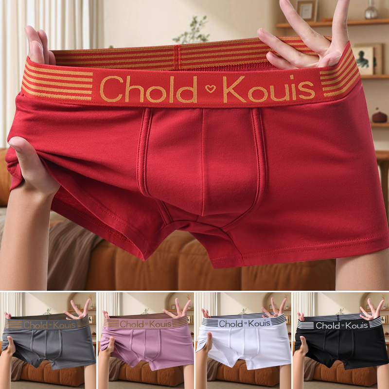 đ„ă6 piezas/12 piezasă Ropa interior masculina de puro algodĂłn suave y cĂłmoda_3890048