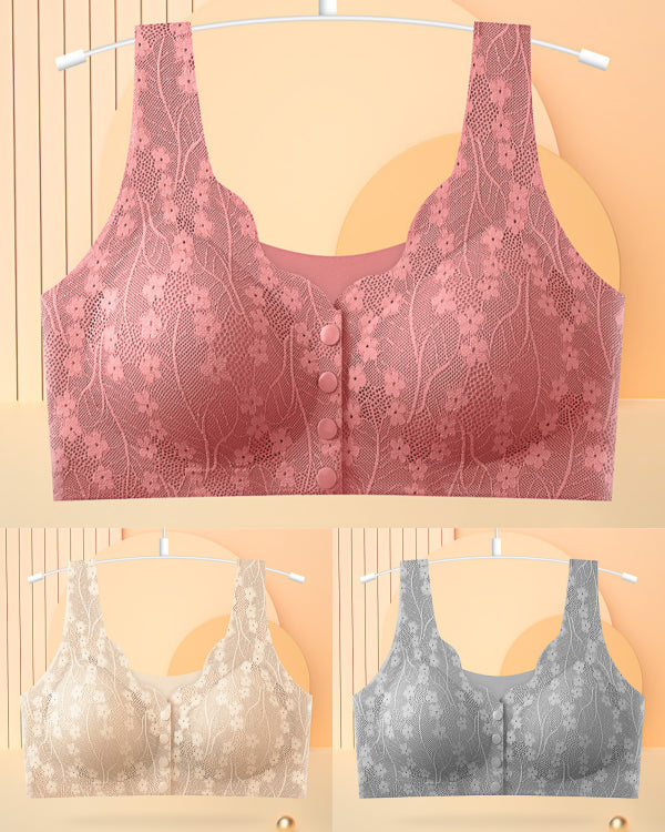 【50% OFF!】 Lekki i oddychający biustonosz bez fiszbin dla kobiet dojrzałych!_4068650