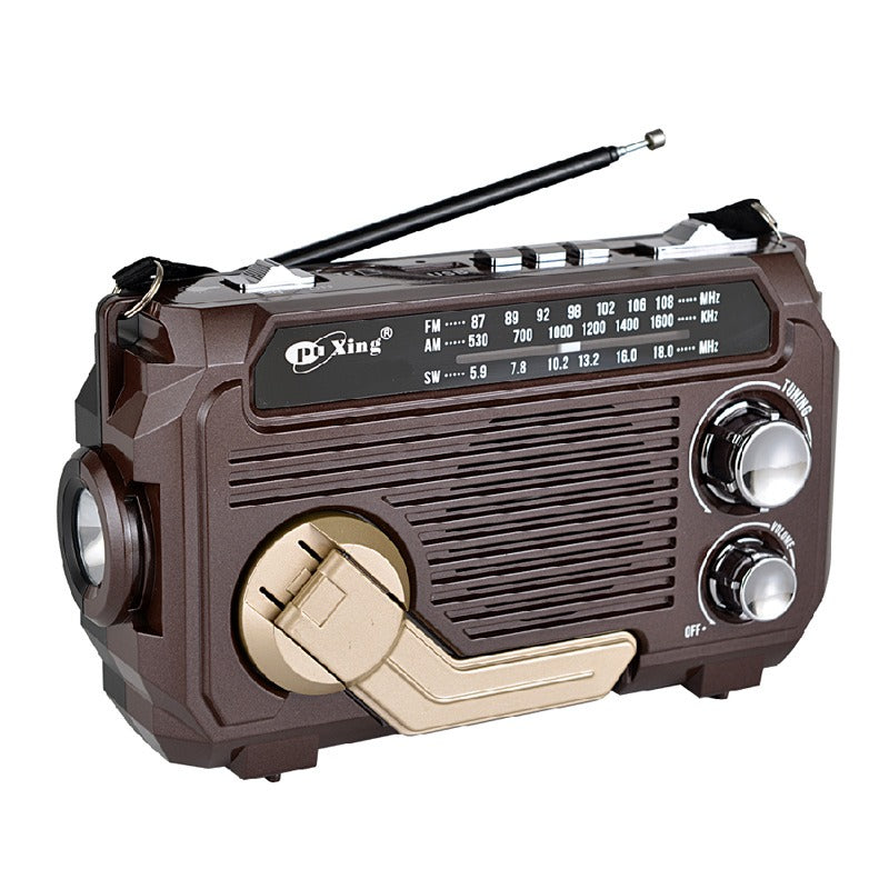 【Descuento】【Autenticidad garantizada】Linterna portátil con radio AM multifunción