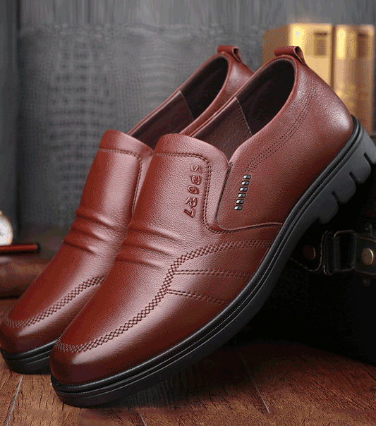 【39-44】Zapatos de negocios de cuero genuino para hombres