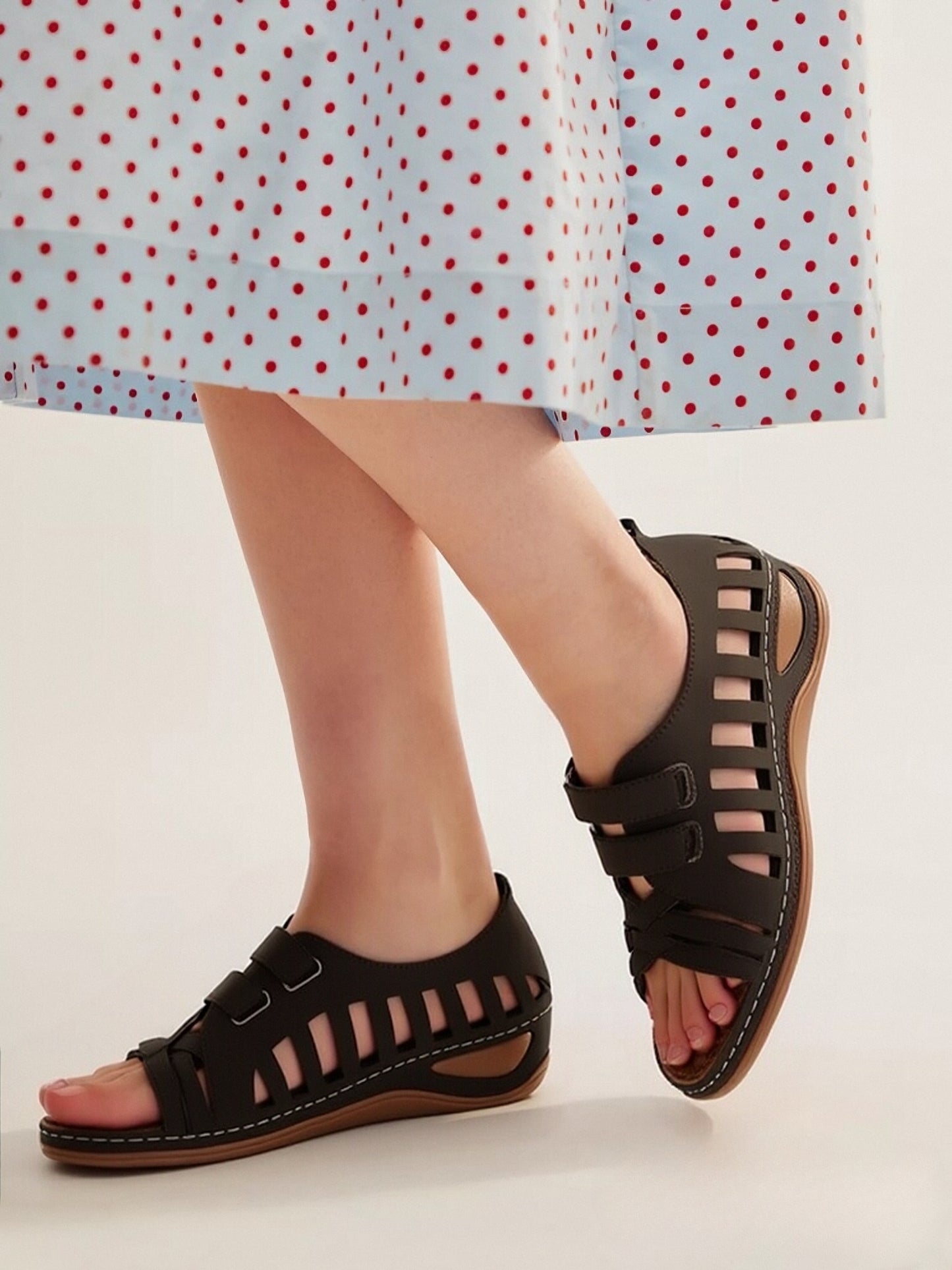 2025, noua sandale casual de dama la moda, usoare si respirabile_4045761